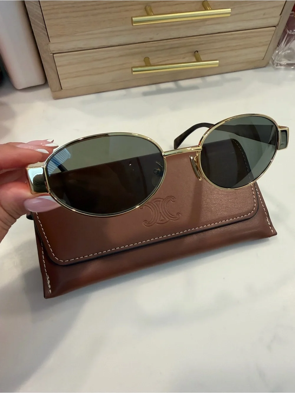Celine luxury oval